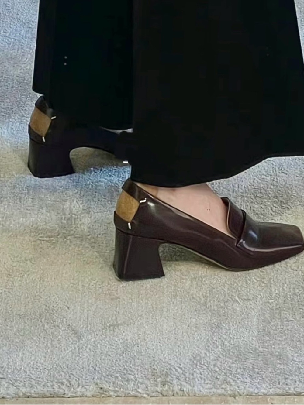 Maison Martin Margiela Women's Burgundy Heels - Picture 10 of 10